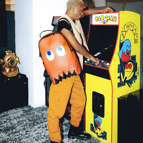 LIMITED EDITION PAC-MAN Ghost Backpack ASSORTED COLORS - Picture 7 of 7